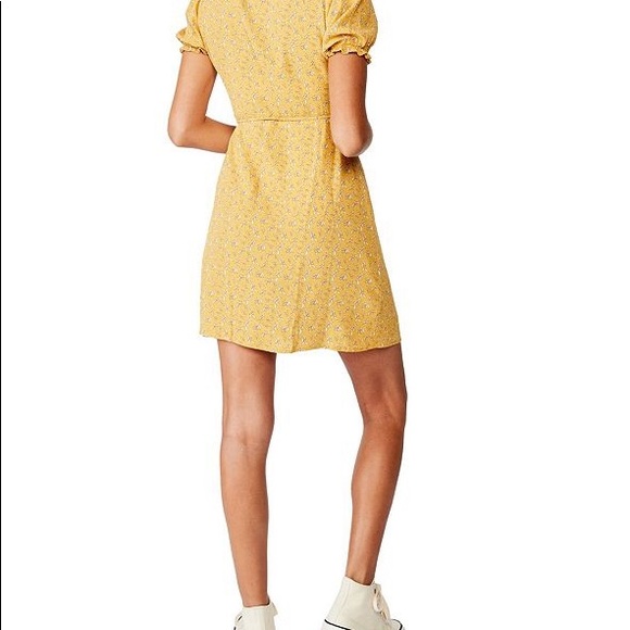 COTTON ON Woven Amy Wrap Mini Dress - Picture 4 of 5